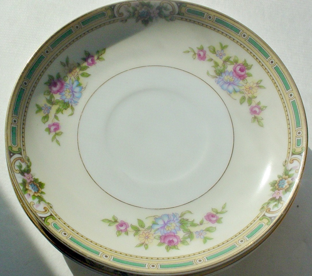 Noritake Alicia Pattern Plates Circa 1921 Noritake China