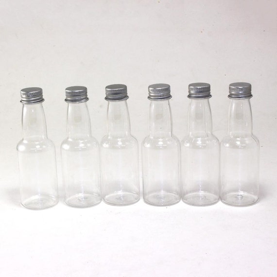 Items similar to 4.5" Small Clear Plastic Bottle Shaped Container [pack