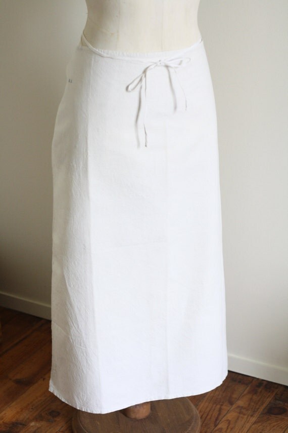 Apron. French vintage pure linen. Antique French by Passesimple