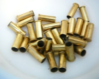 Lot of 30 spent used 22 brass bullet shell casings for crafts