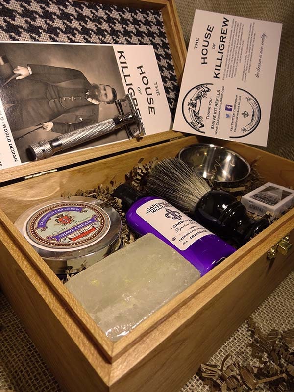 Cherry Luxury Men's Shaving Kit mens gift by CardinhamKilligrew
