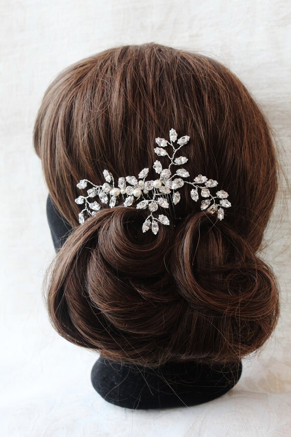 Rhinestone Bridal Hair SlideDiamante Wedding Hair