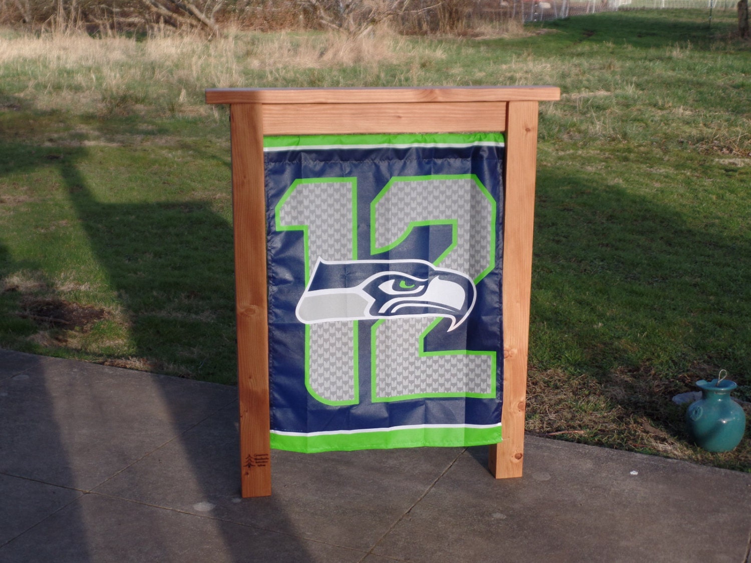 Flag Holder Outdoor Garden Address Sign 100 Western Red