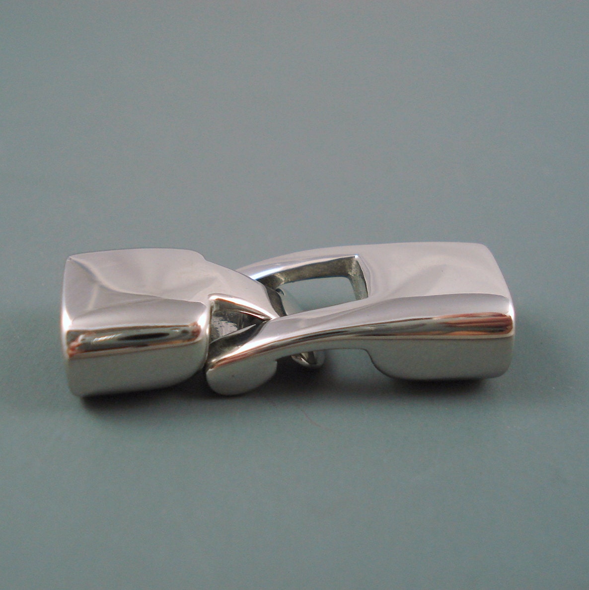 Stainless Steel Snap Lock Clasp Large Interlocking Clasp
