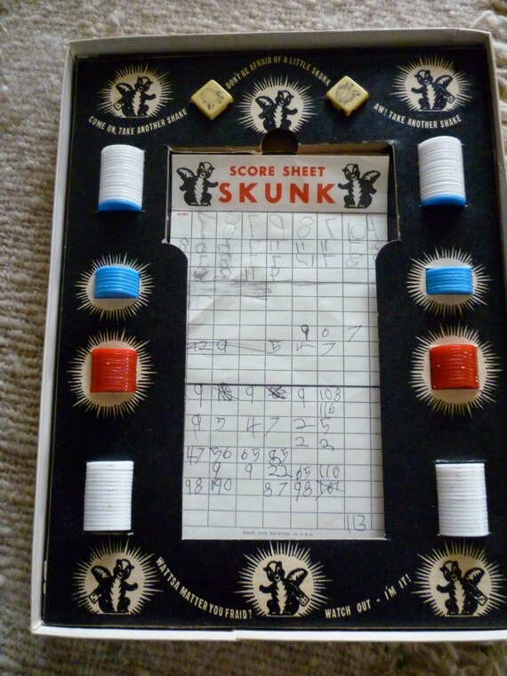 skunk-game-1953-vintage-dice-game-fun-for-all-by-w-h-by-classy10