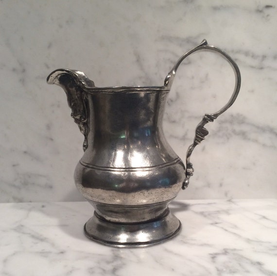 Vintage Arte Italica Pewter Pitcher by FrenchMarketAntiques