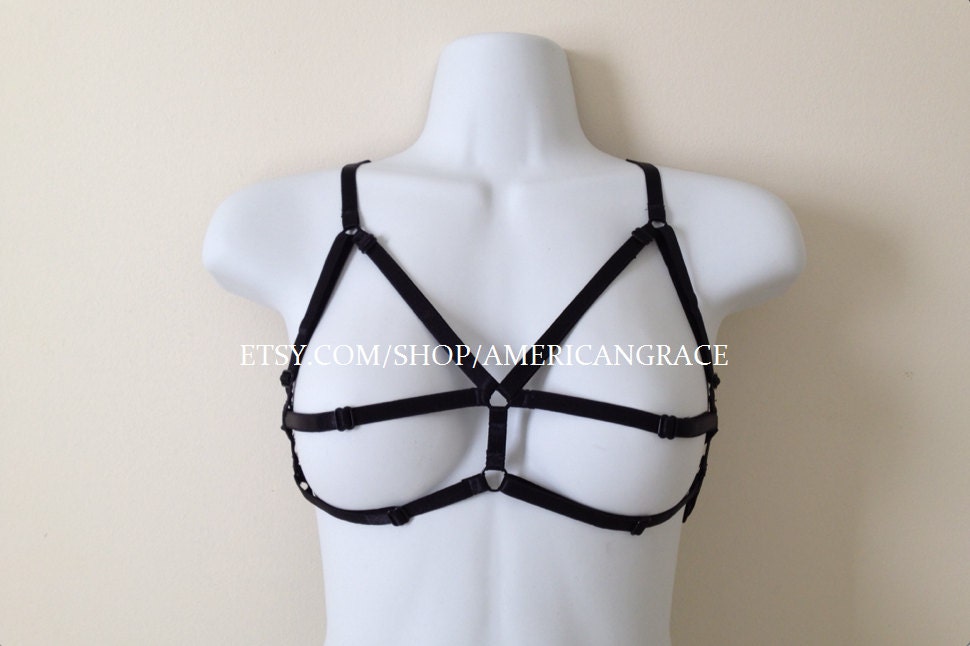 FULLY ADJUSTABLE Harness Bra Harness Lingerie by FilkinsLingerie