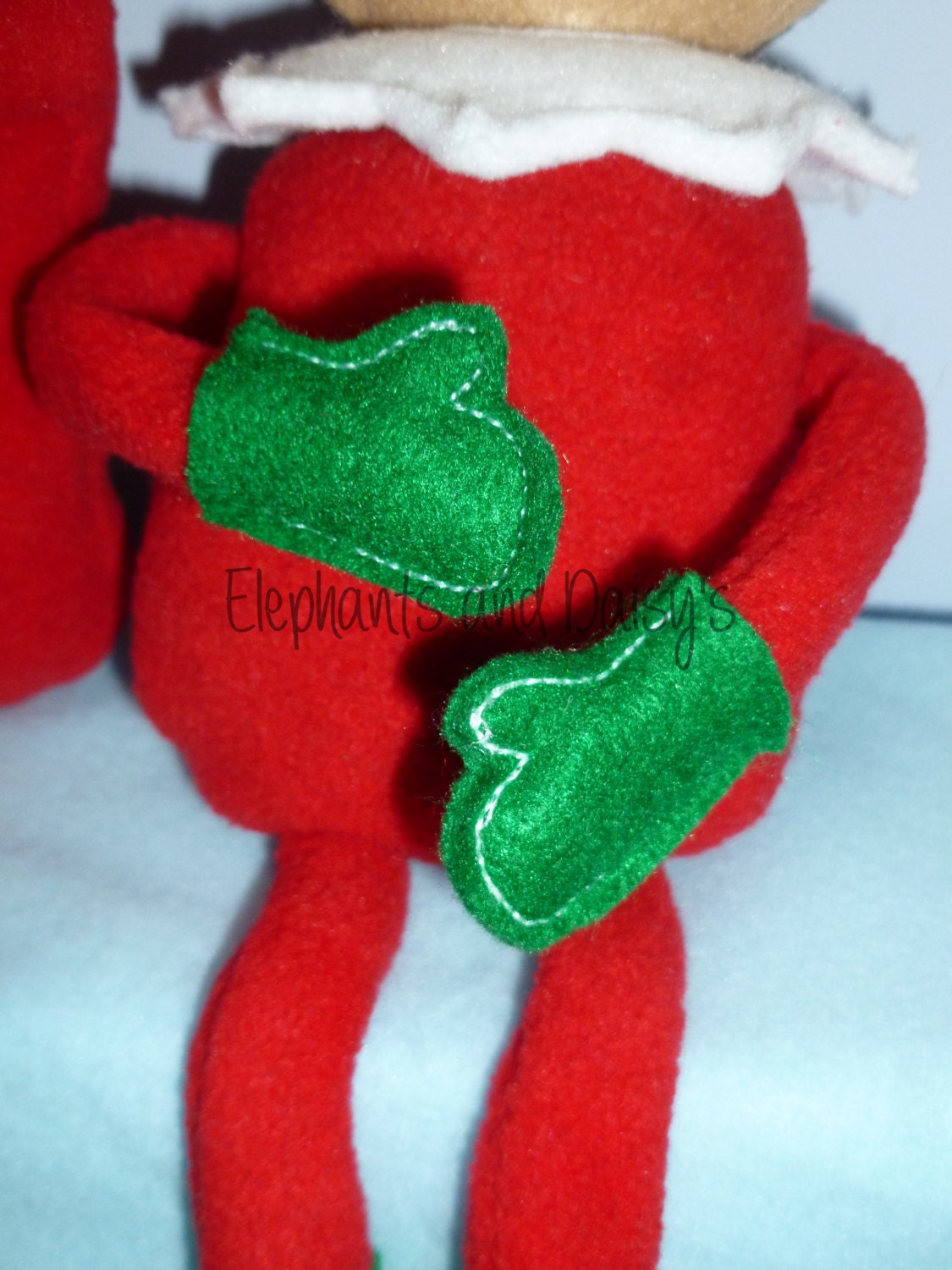 Elf Mittens Embroidery design file by ElephantsandDaisys on Etsy