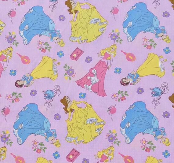 Disney Princess Fabric by Springs Creative by OmasFabricAndGifts