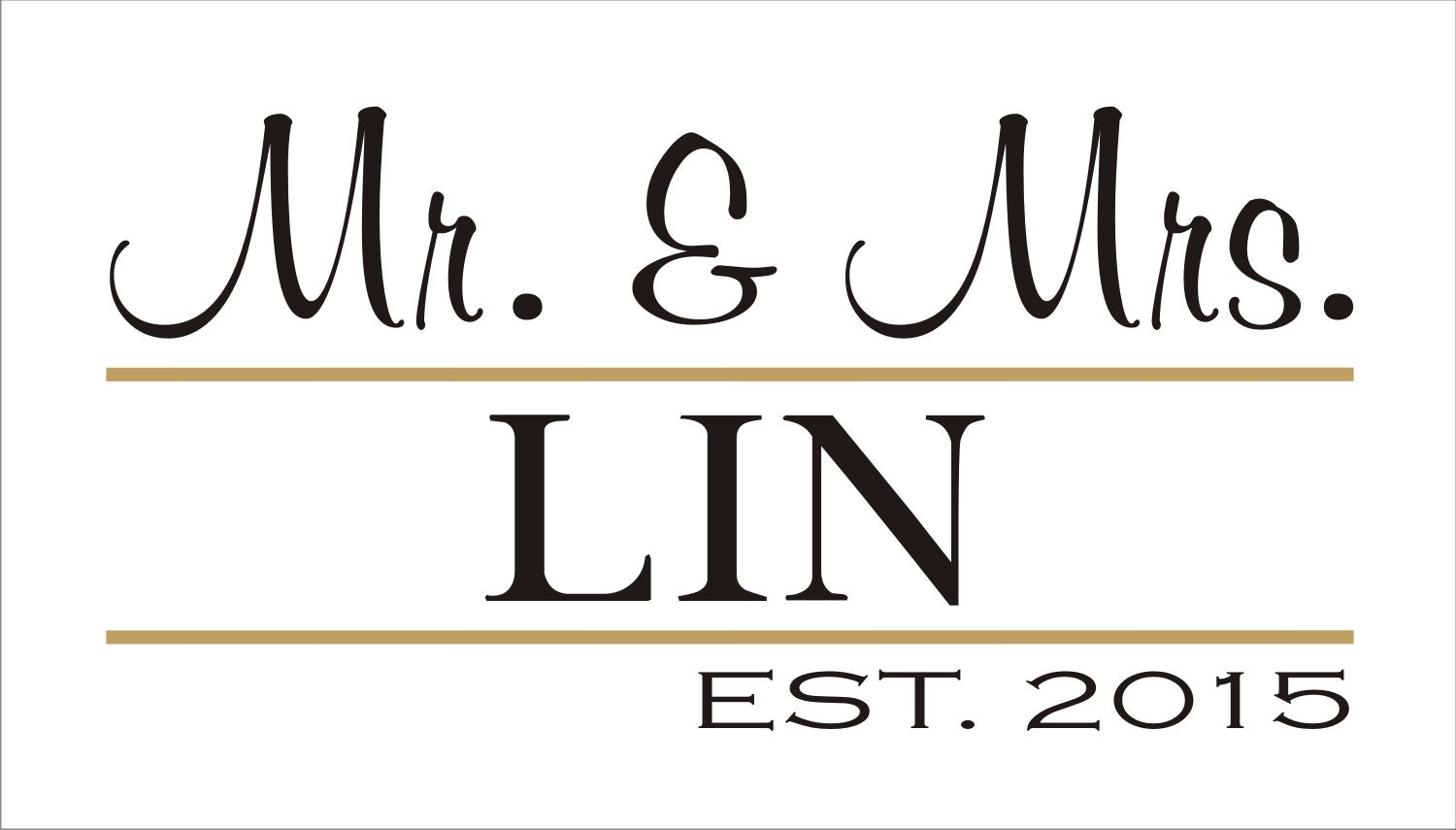 custom mr mrs est sign stencil 7 sizes by superiorstencils