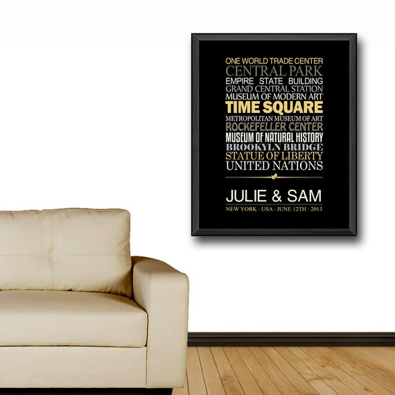 Personalized Gifts, Typography Design, Travel Posters, City Prints ...