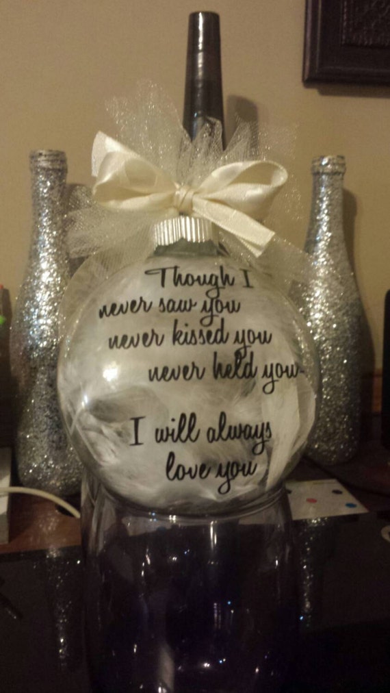 Infant loss ornament