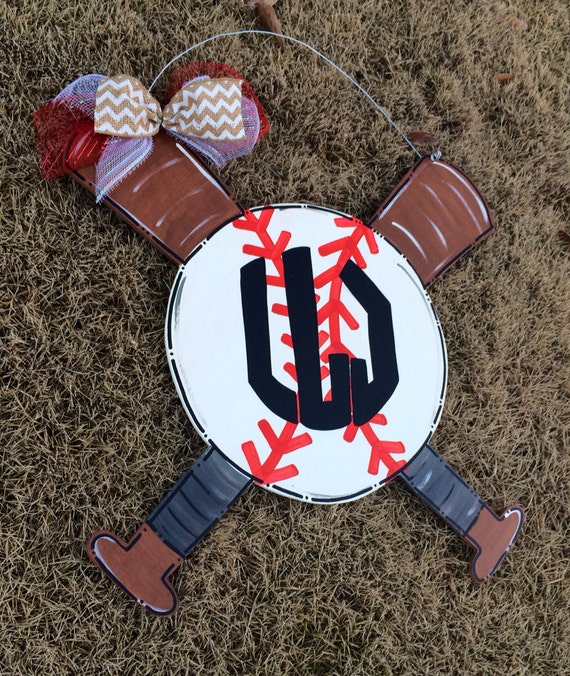 Baseball/ Bat Door Hanger