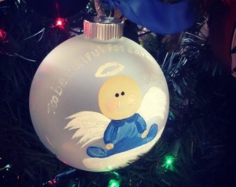 Infant Loss Ornament, Memoial Ornament for Miscarriage, Still Birth, Personalized, Made to Order