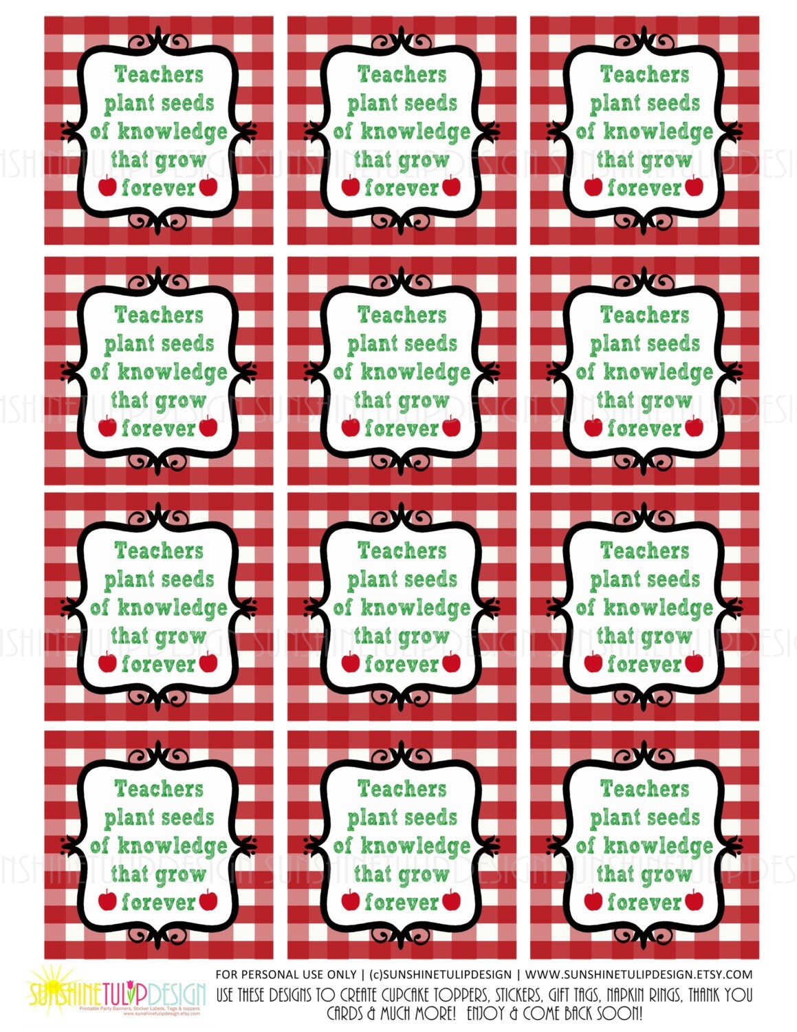 This is an image of Crazy Printable Teacher Appreciation Tags It is a picture of Crazy Printable Teacher Appreciation Tags