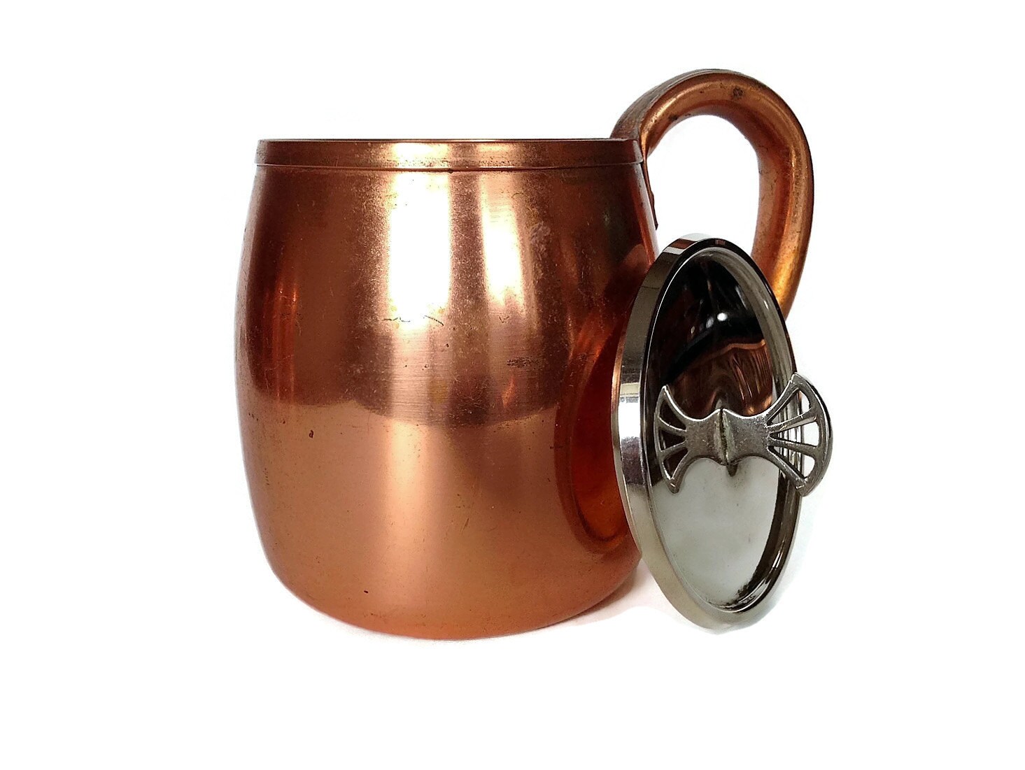 Solid Copper Mug Moscow Mule West Bend Vintage Copper Cup