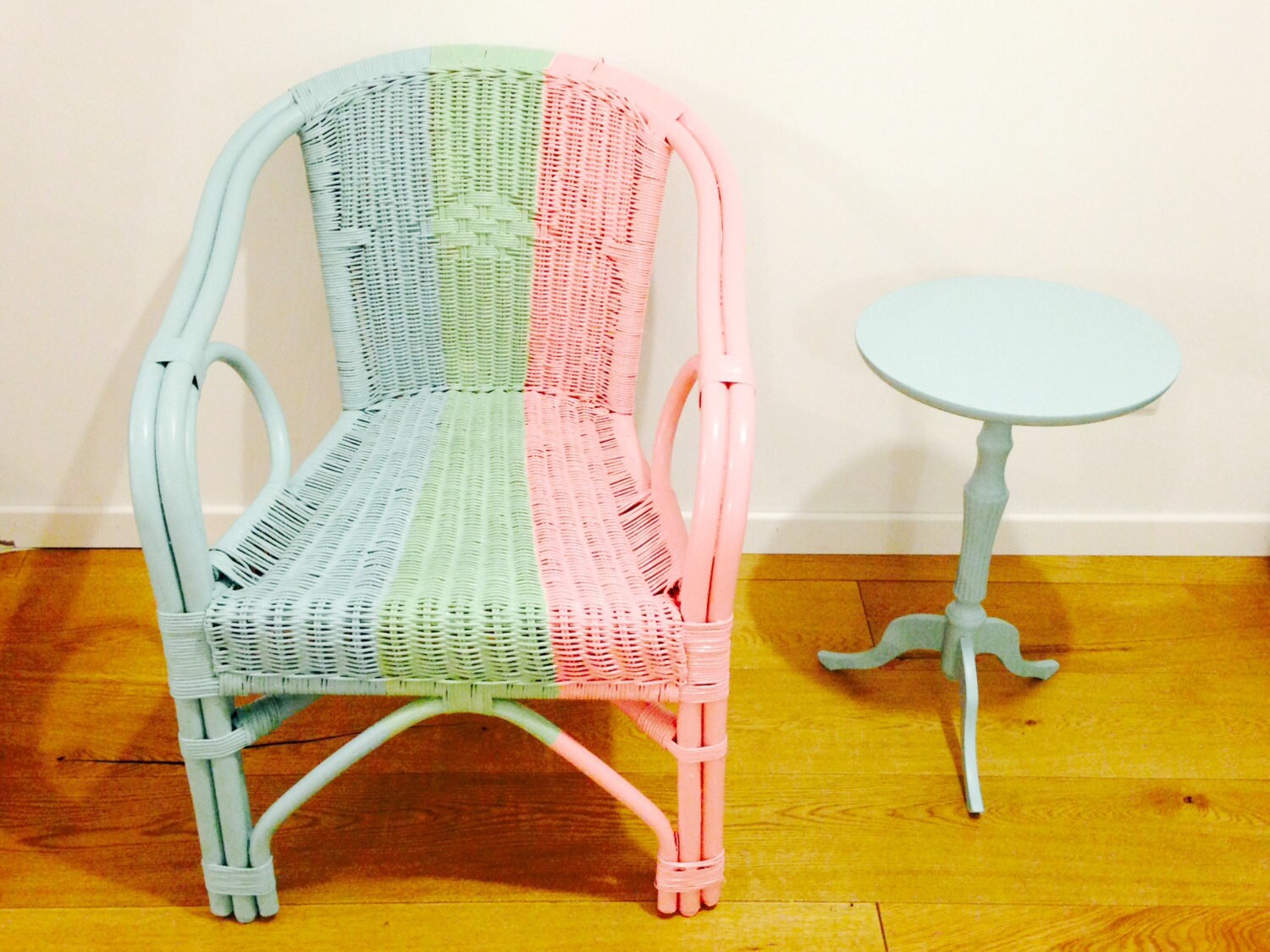ETTORE Upcycled rattan chair / Rehabilitated chair