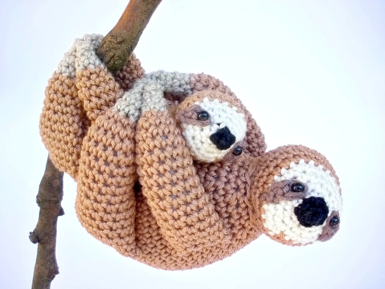 Mother and Baby Sloth Stuffed Animals Cute Mother's Day