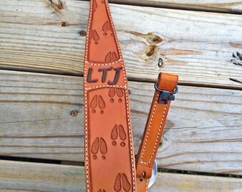 Custom Leather Rifle and Gun Sling Premium Quality Personalized Handmade
