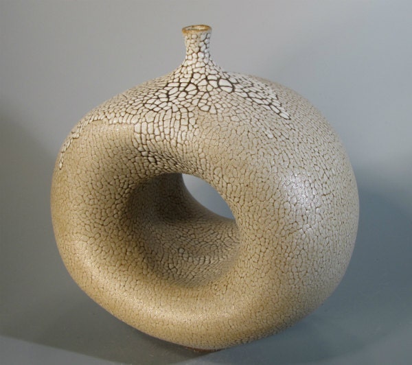 Modern Ceramic Vase. Handmade. One of a by