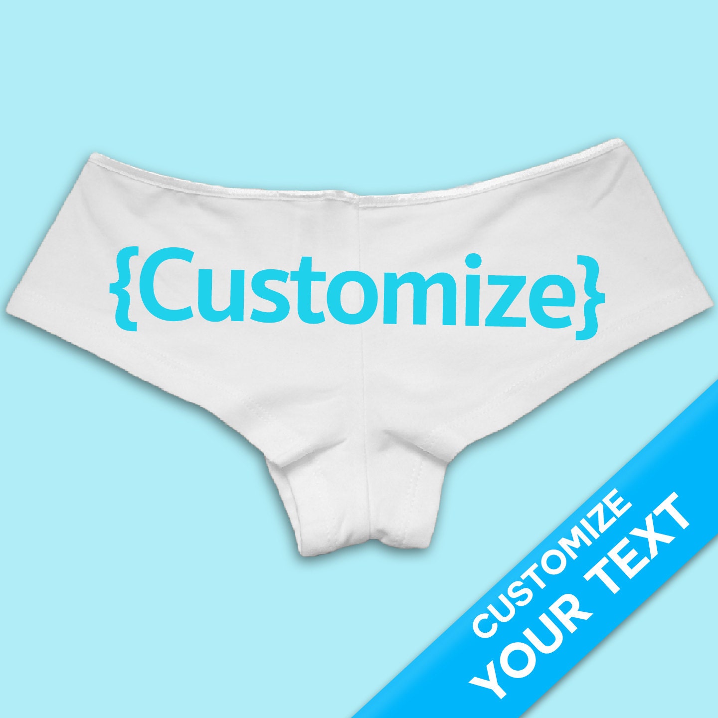 Personalized Underwear. Personalized Panties. Bride Underwear.