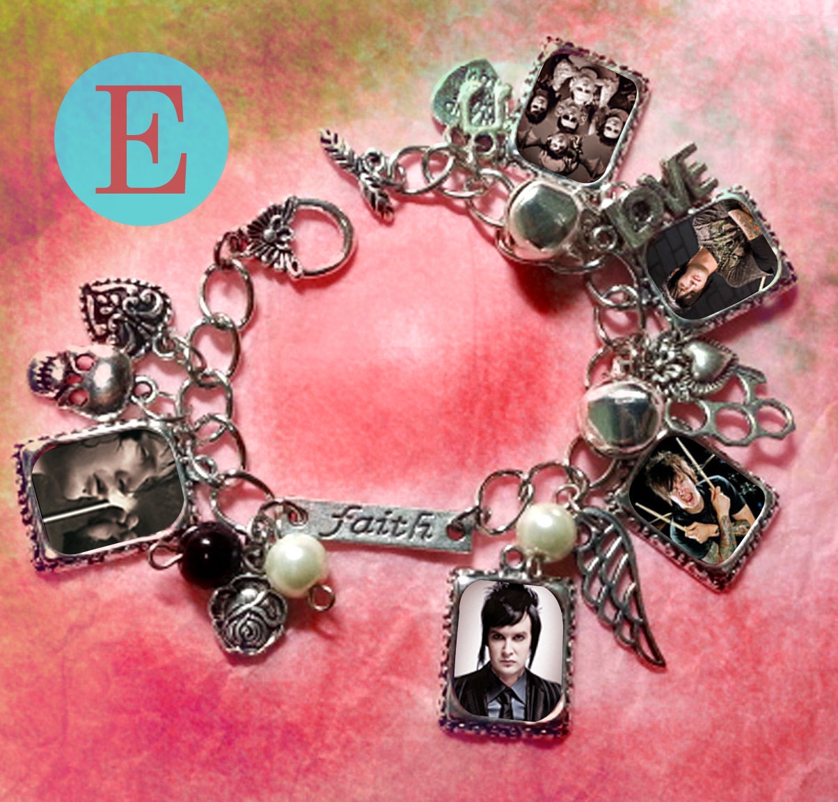 A7X Avenged Sevenfold Zacky Vengeance charm bracelet by VoDoFad