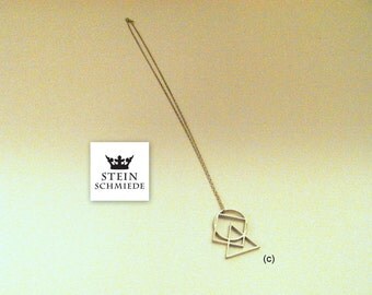 Motiv (c); Geometrie der Blume des Lebens, Anhänger  Sterling Silber