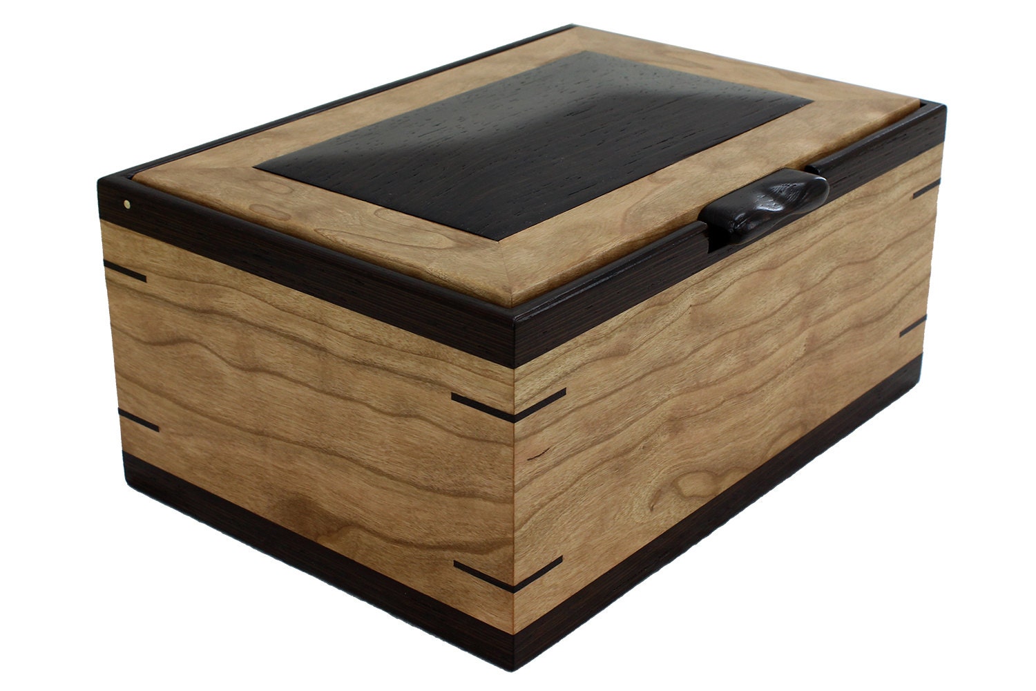 Mens Valet & Watch Box Solid Wood