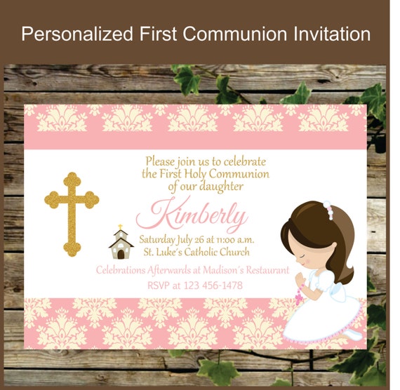 Personalised Holy Communion Invitations 3