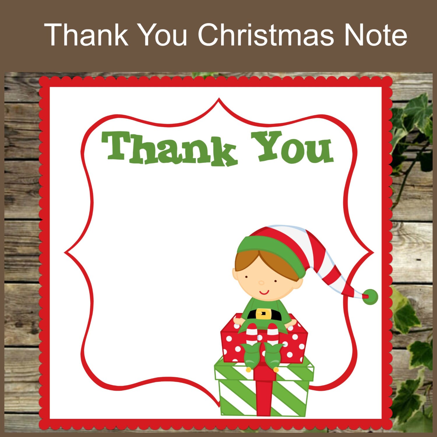 Christmas Thank You Notes Printable Printable Word Searches