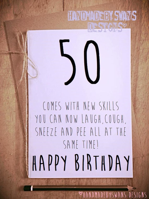 50 comes with new skills you can now by Handmadebyswans on Etsy