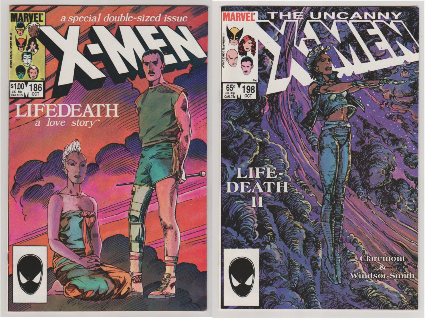 Uncanny X Men V1 186 And 198 Life Death I And Ii