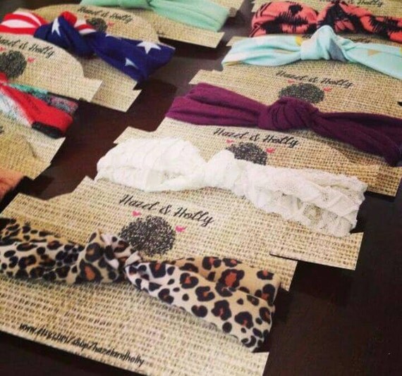 Set of 100 Headband Cards We Personalize We by Abby2007Designs