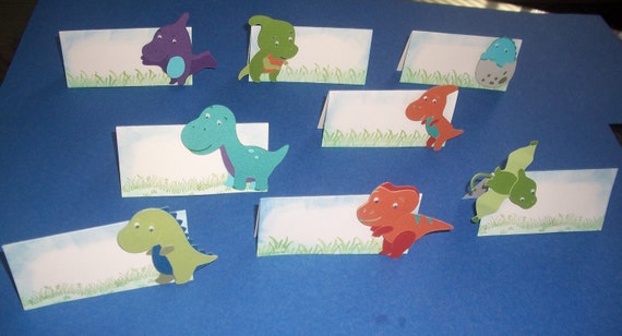 Dinosaur Place/food card - Set of 6