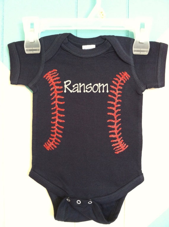 infant baseball tee onesie