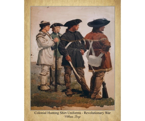 Items Similar To Colonial Hunting Shirt Uniforms Revolutionary War By