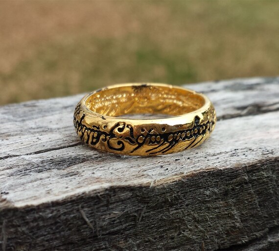 what is the lord of the rings ring made of