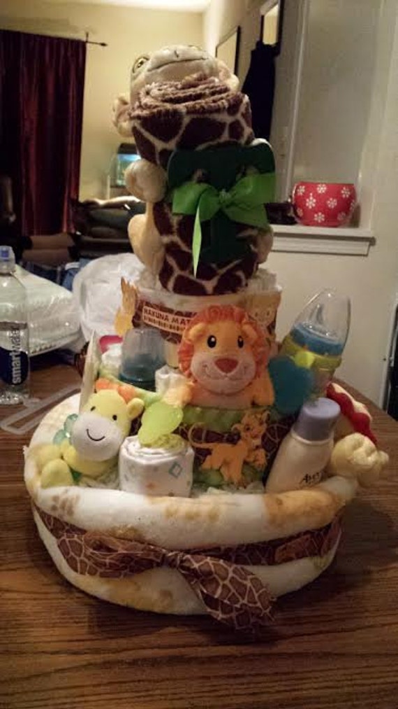 Lion King Diaper Cake