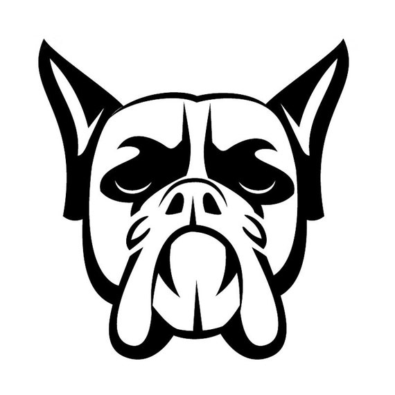 articoli simili a boxer cane faccia disegno del articoli simili a boxer cane faccia disegno del