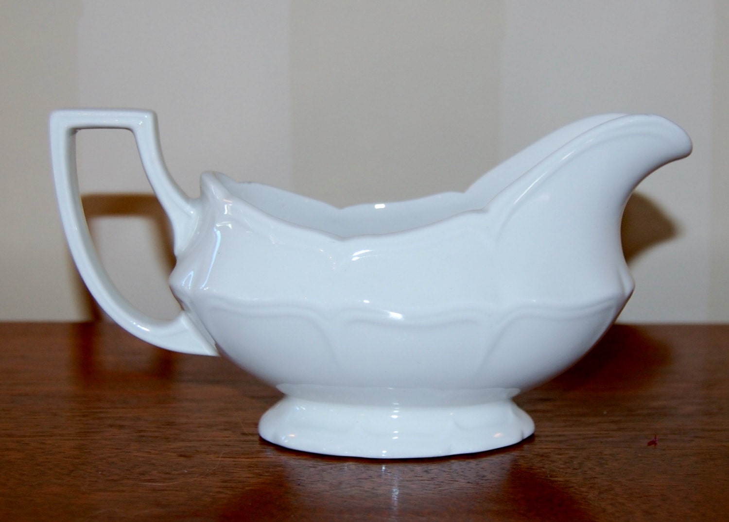 Royal Staffordshire Ironstone Gravy Boat by J.& G. Meakin