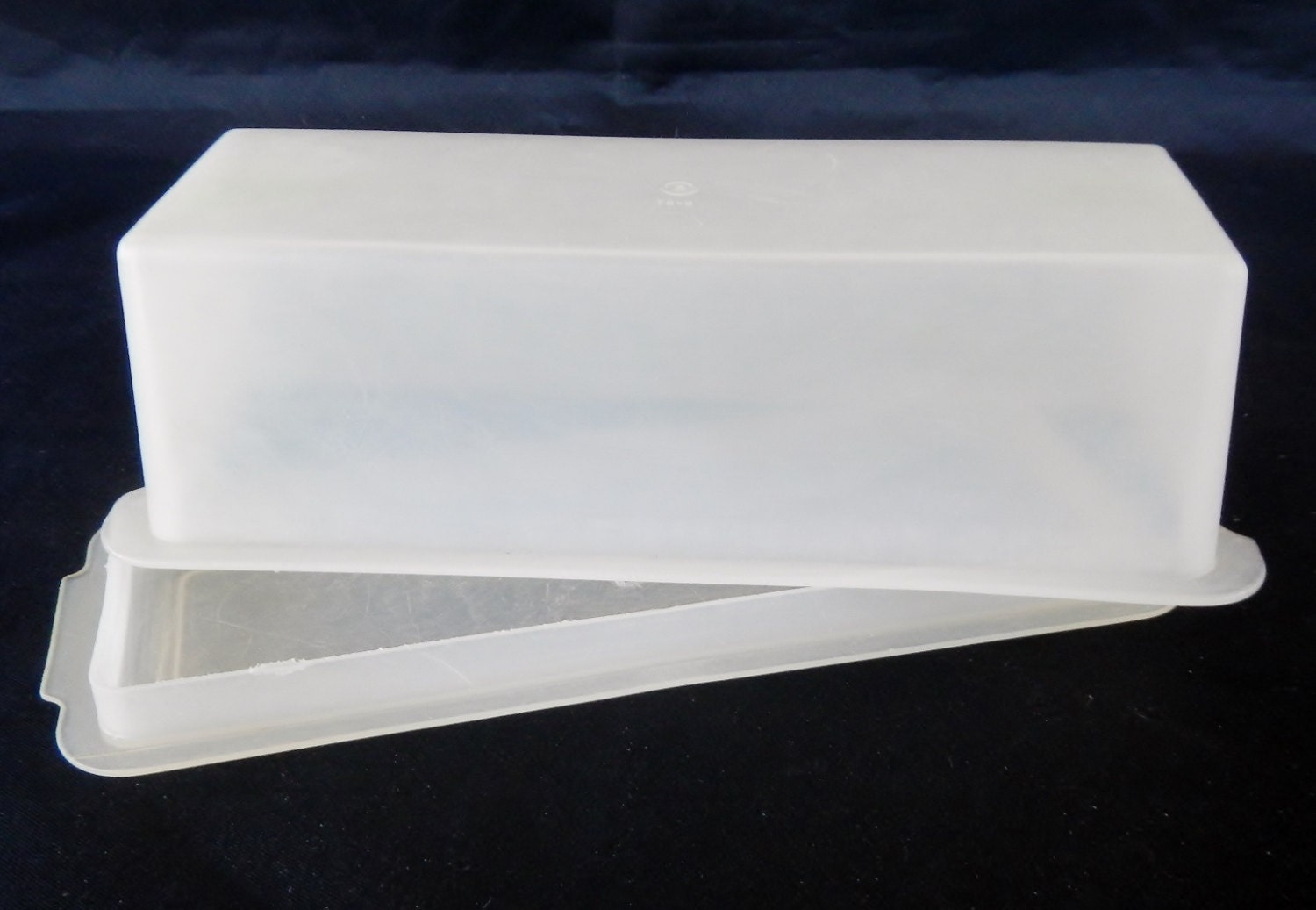 Vintage Tupperware Butter Dish with Lid sheer dated 1954 single