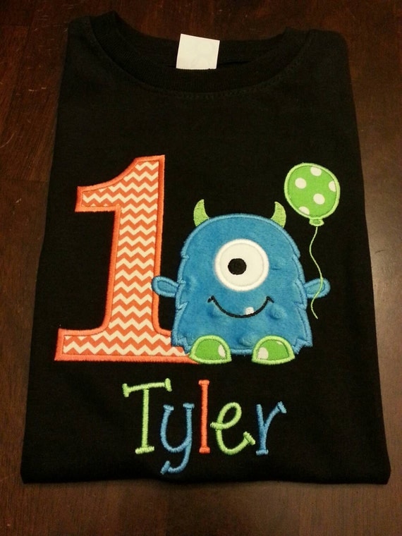 little monster birthday shirt