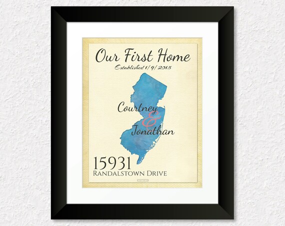 Personalized Housewarming Gift For Couples Our First Personalized Housewarming Gift For Couples Our First