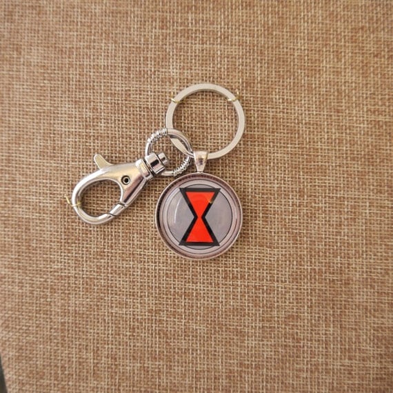 Black Widow Keychain Black Widow Gifts Black Widow