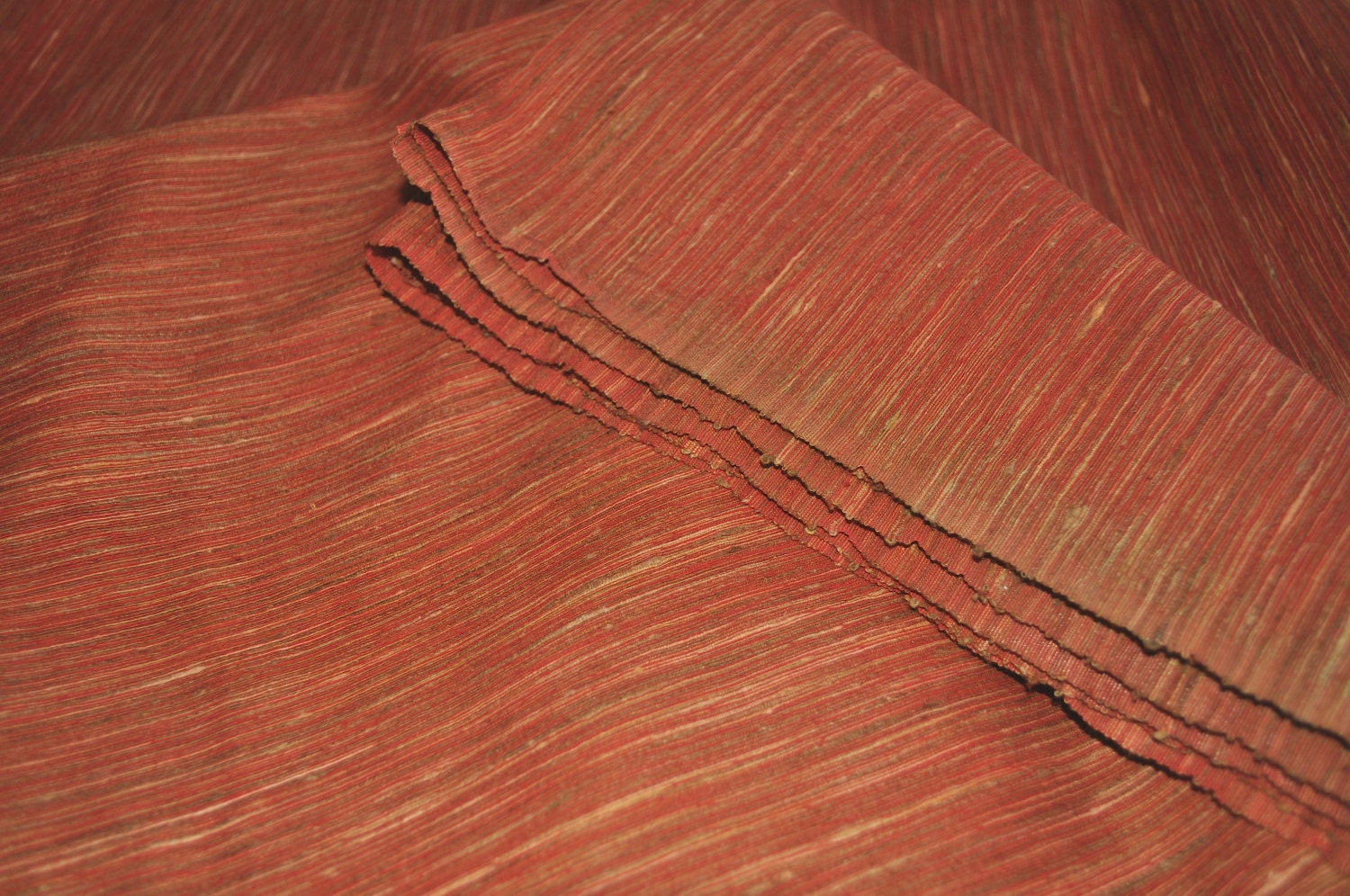 Handloom Khadi cotton fabric / Homespun Silk khadi fabric