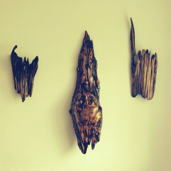 Driftwood wall lamp wall lighting led by EarthChildbyDesign