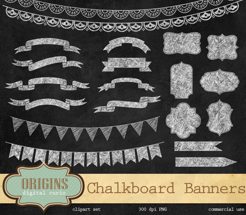 free chalkboard banner clipart - photo #24