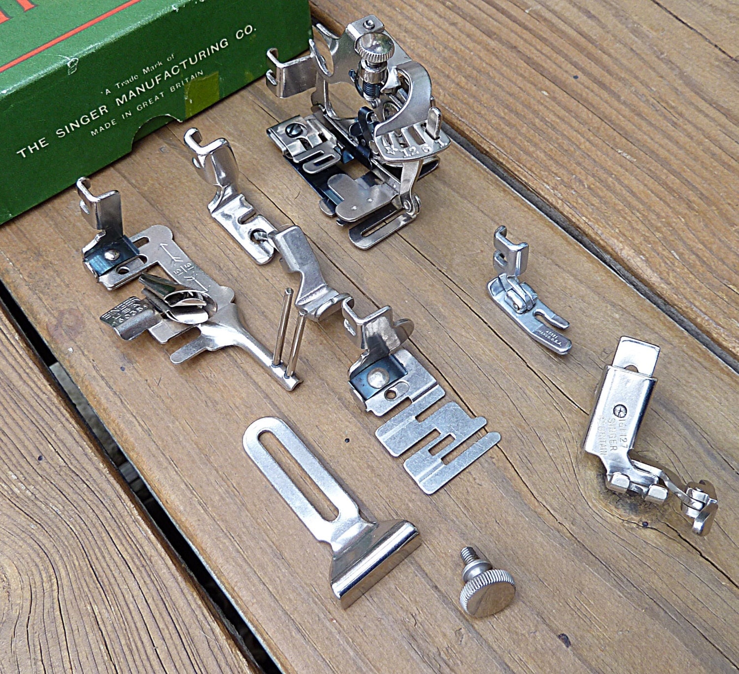 Singer Sewing Machine Attachment Set for 221 featherweight and
