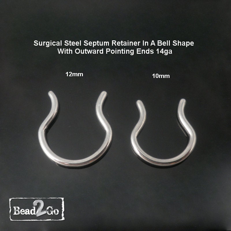 Surgical Steel Nose Retainer Piercing Body Jewellery Nose Hoop