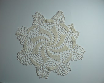 Design vintage en macramé, macramé Ivoire Craft, l’approvisionnement en Macrame Ivoire, Ivoire Textile en macramé